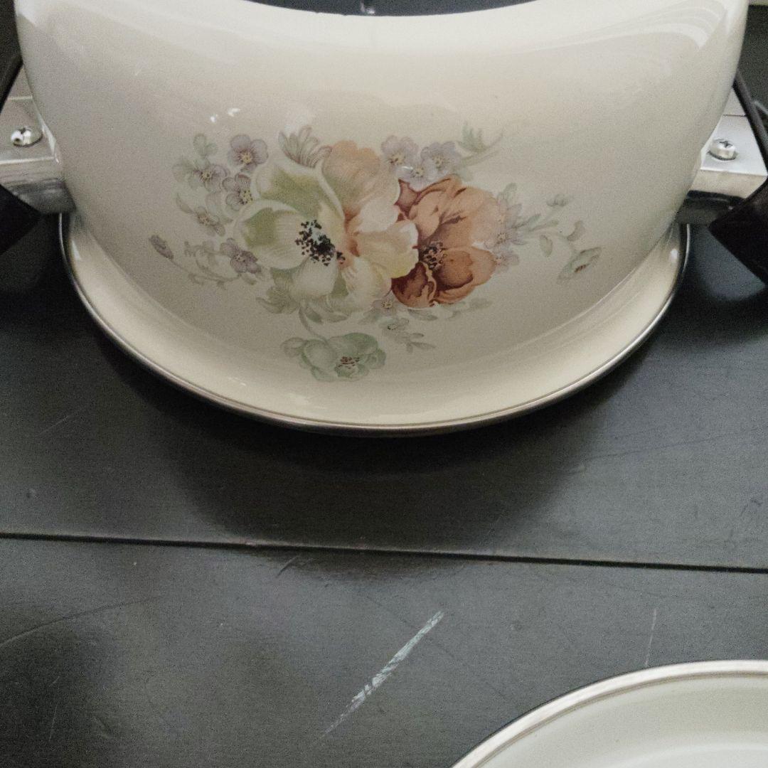 ハイランドホーローウェア　鍋セット 18cm 20cm