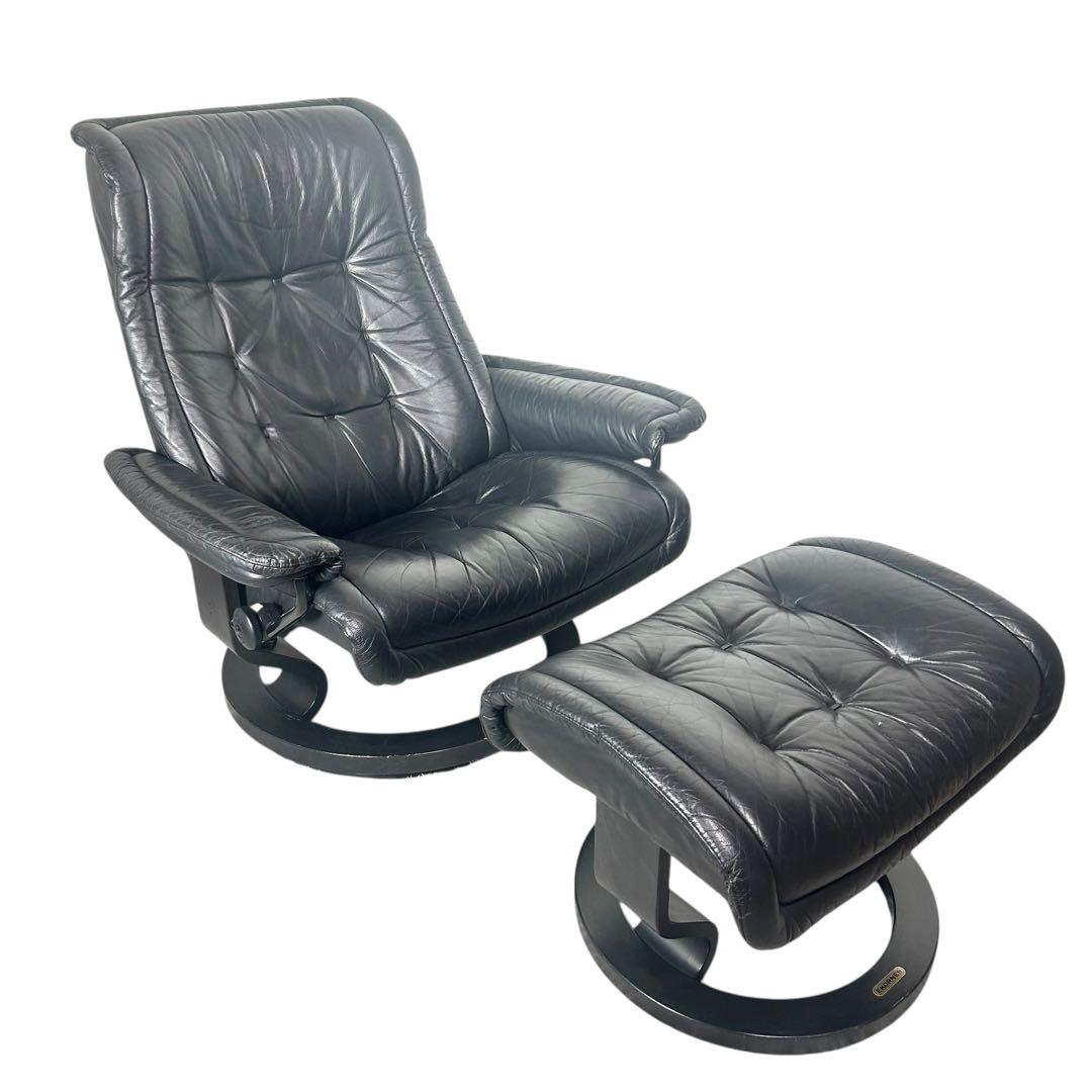 最高級 エコーネス ストレスレス ロイヤル リクライニングチェア ブラック