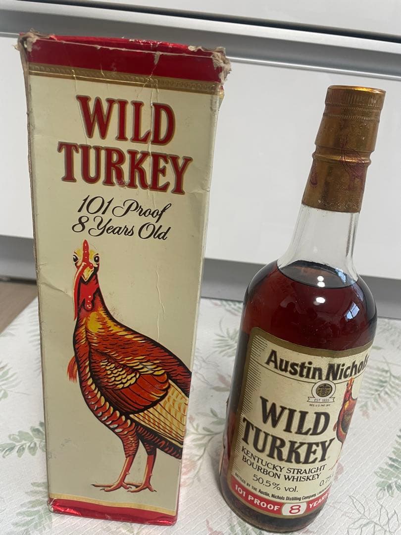 古酒 WILD TURKEY 8 Years Old 0.75L 金キャップ