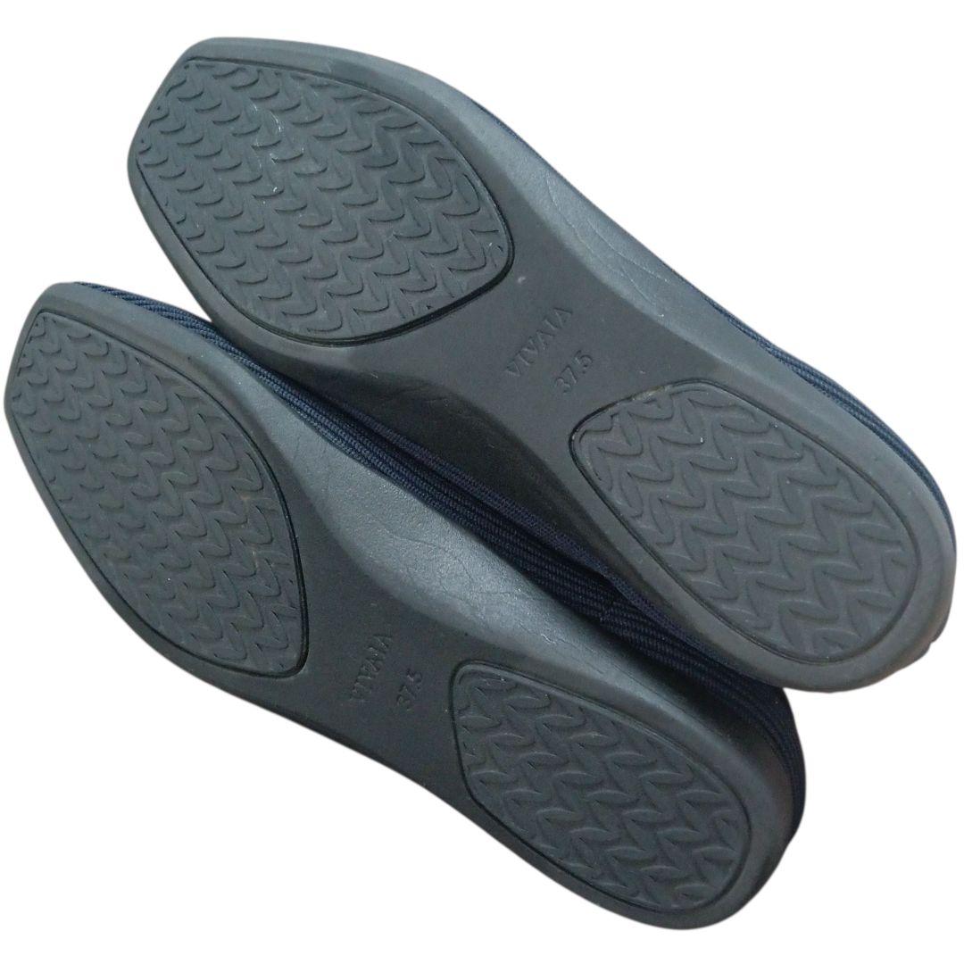 美品★VIVAIA★ビバイア★フラットシューズ★スクエアトゥ★撥水★軽量