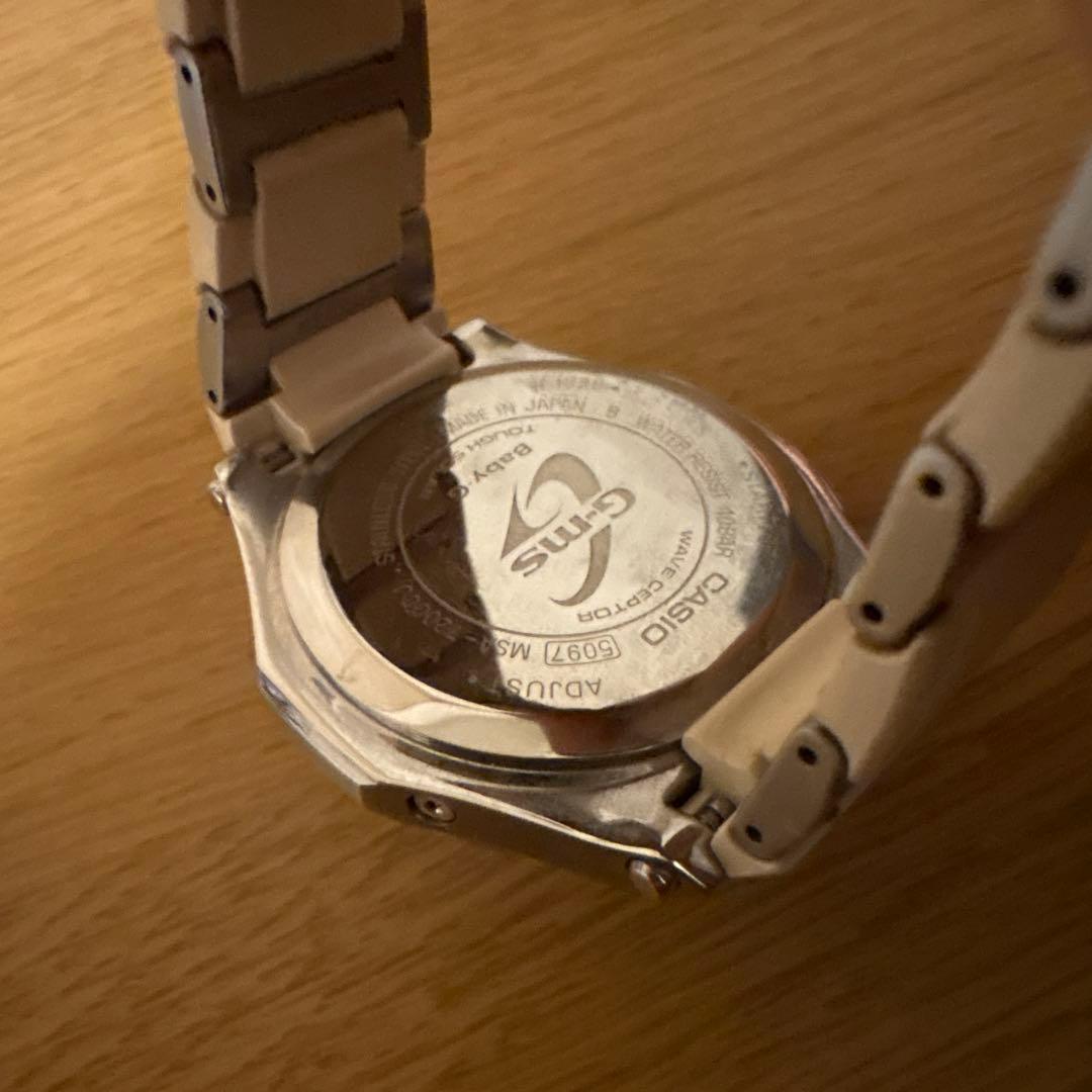 Baby-G ベビーg レディース腕時計 電波ソーラー ピンク×ホワイト