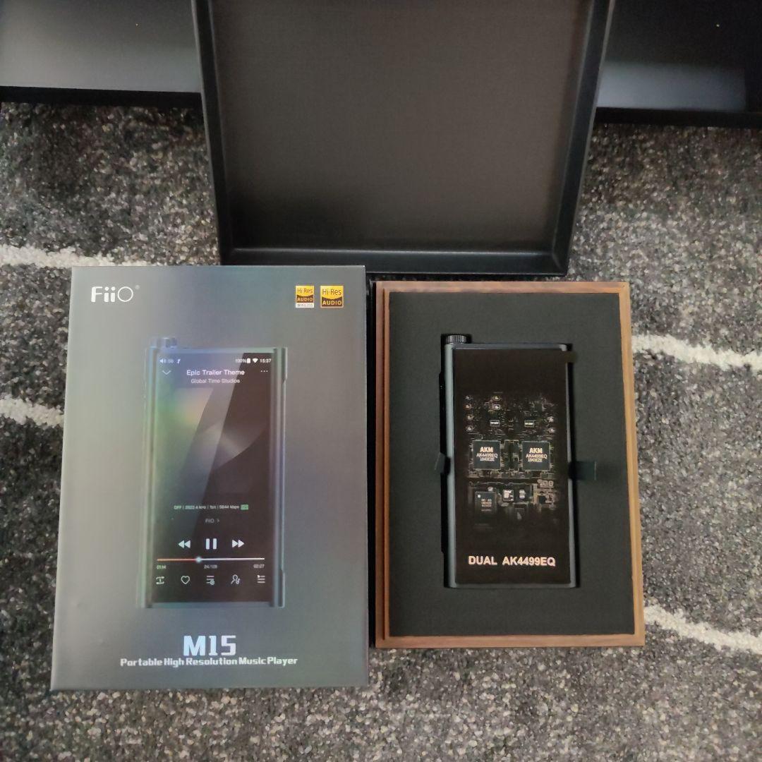 FiiO M15　DAP　革ケース付　付属品完備　アクセサリー豊富