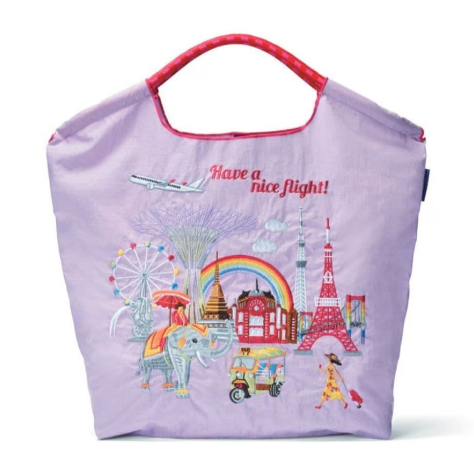 ボールアンドチェーン JAL オリジナルバッグ ライラック（紫色）