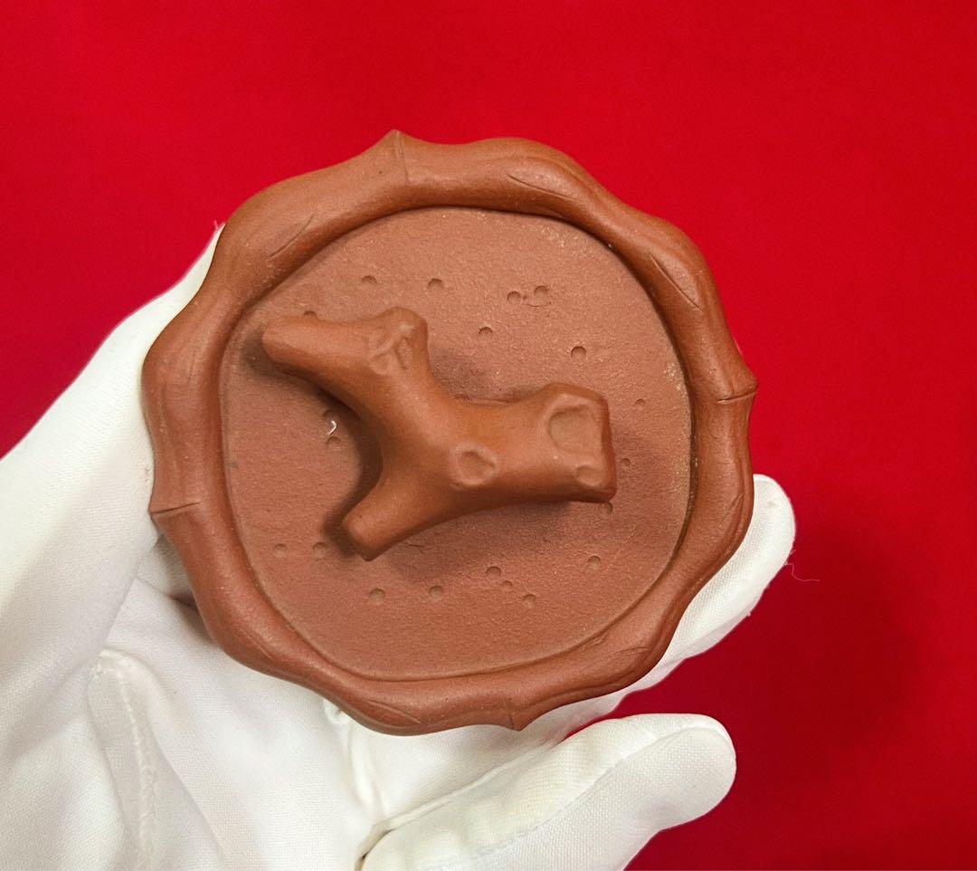 中国宜興 紫砂壺　梅花紋樣 詩詞 茶壺 柿子壺 急須 茶器 茶道具