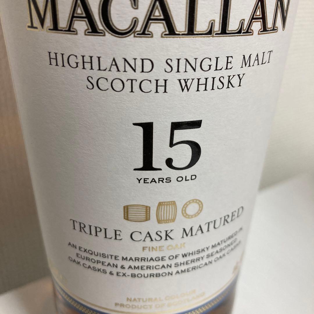 マッカラン　15年　トリプルカスク