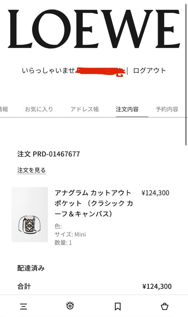 ☆値下げ中☆ LOEWE カゴバッグ 黒