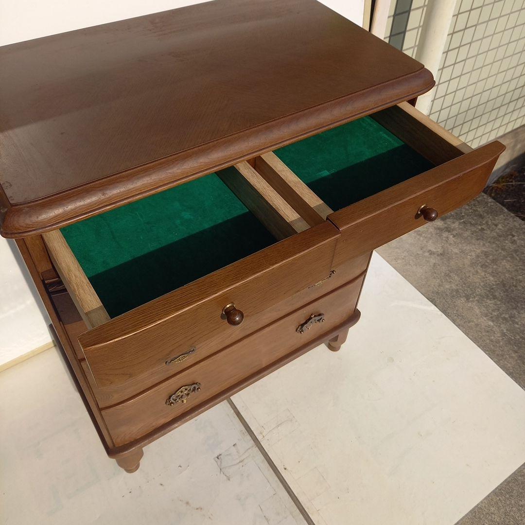 アンティーク家具 4段 チェスト