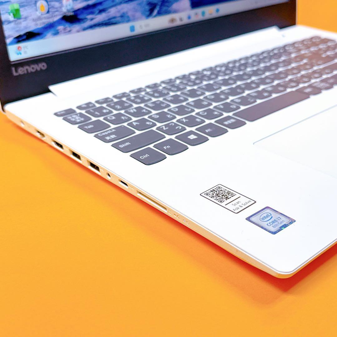 第8世代i7‼️SSD windows11ノートパソコン 12GB 薄型 オフィス