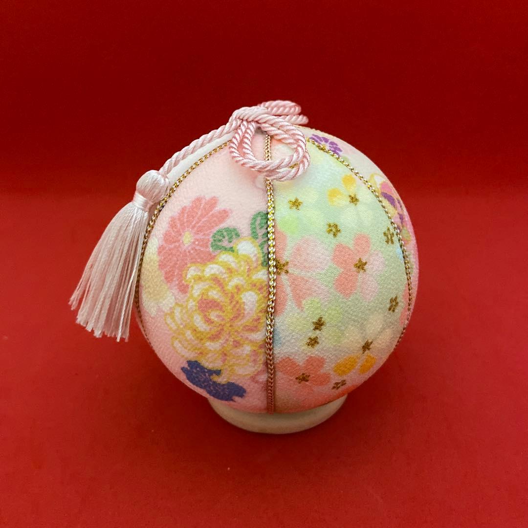 豆っちゃ様　確認用　羽子板　お正月飾り　つまみ細工　鞠　和玉　ちりめん