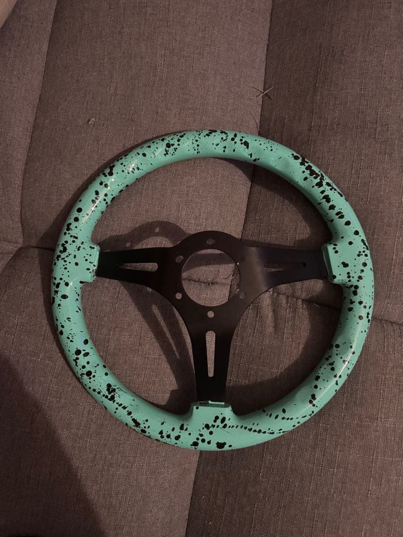 Avenue ステアリング　ミント/スプラッター