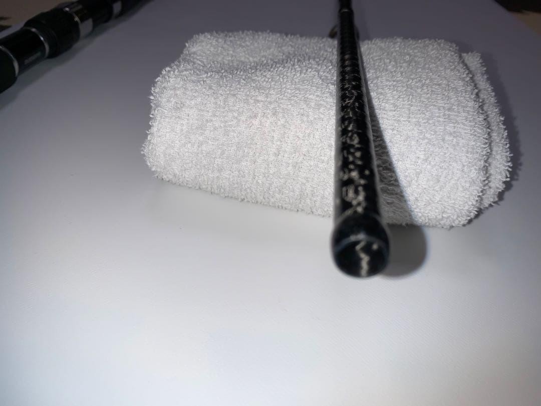 ショアジギングロッド 2ピース 黒