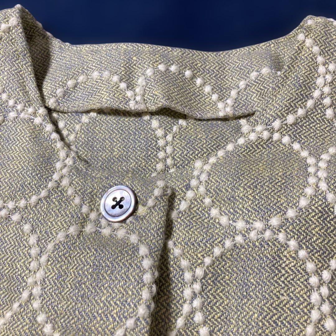 【梅春】ミナペルホネン tambourine 春ジャケット sizeL