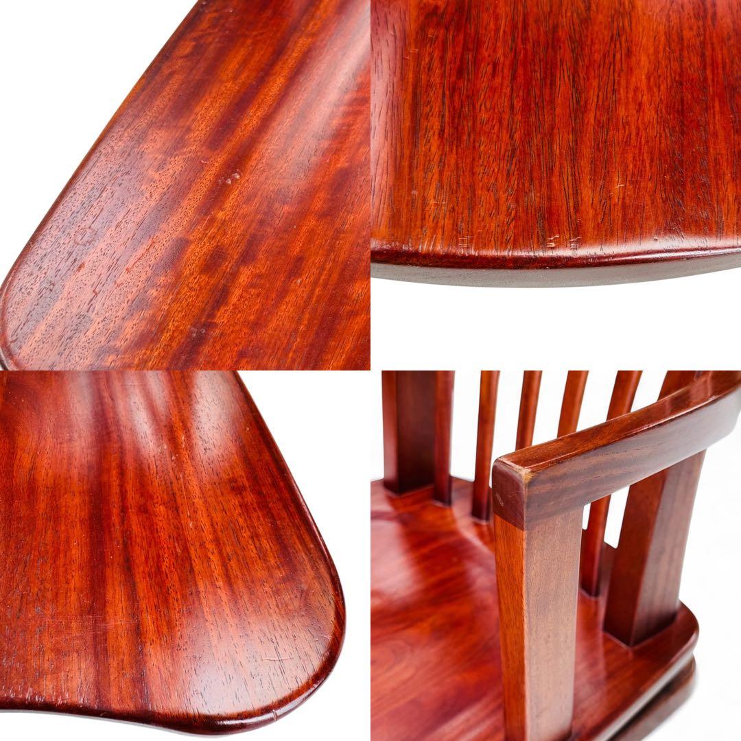 【良品】 大塚家具 ローチェア 回転式 座椅子 和風 モダン 天然木 1