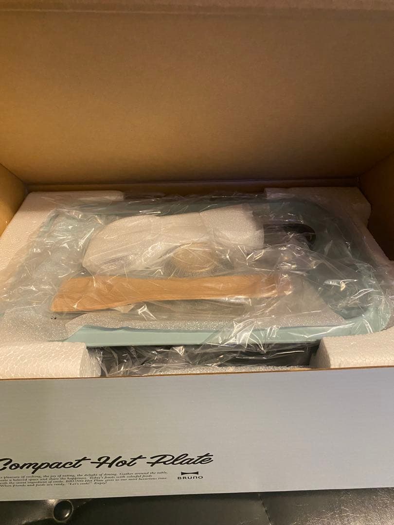 新品★BRUNOコンパクトホットプレート セラミックコート鍋セットブルーグレー