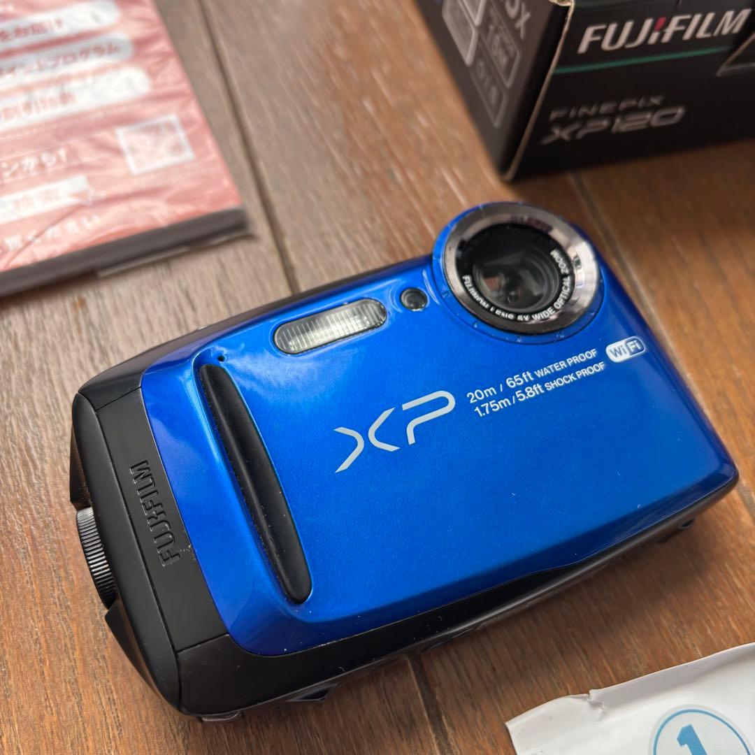 富士フイルムFUJI FILM FinePix XP XP120ブルー