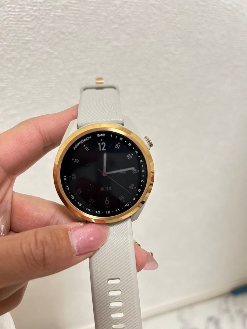 Garmin Approach S42 GPSナビ ホワイト/ゴールド