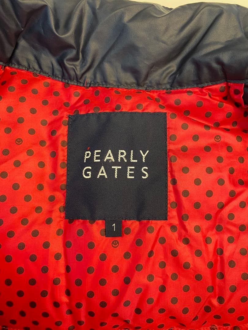PEARLY GATES ドット柄ダウンジャケット レディースsize M