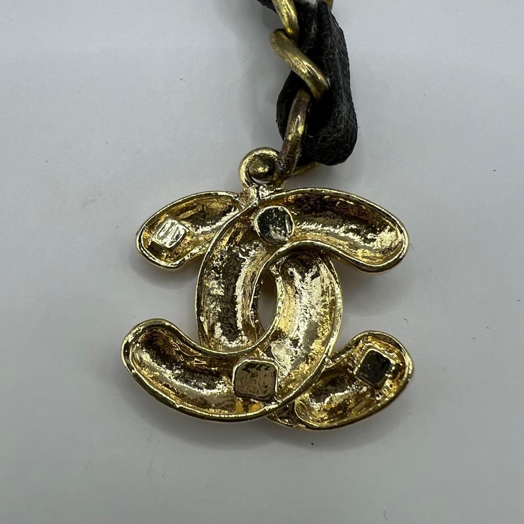 【美品】シャネル チェーンベルト ココマーク ゴールドロゴ 希少 レア