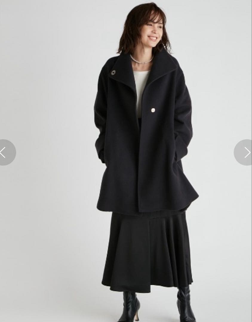 美品 CELFORD セルフォード バリエーションAラインミドルコート36