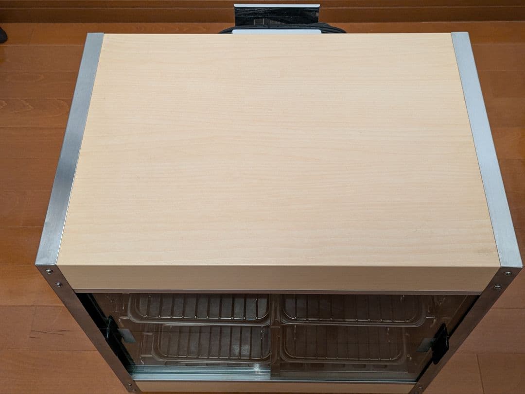 業務用ホットショーケース 木目調 PRO-4WSE (ライトウッド)