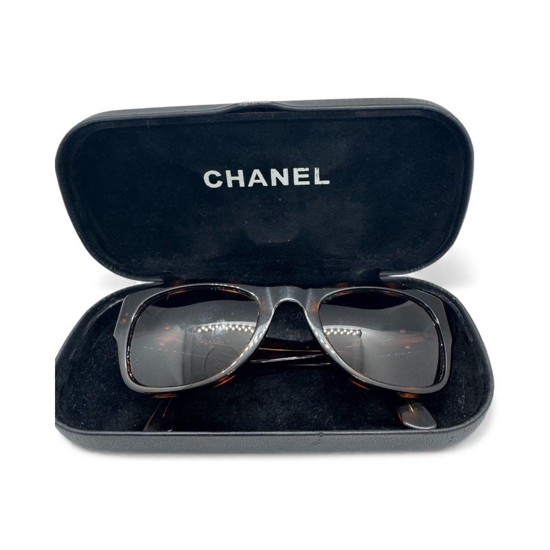 CHANEL ココマーク 02462 91235 べっ甲調 サングラス