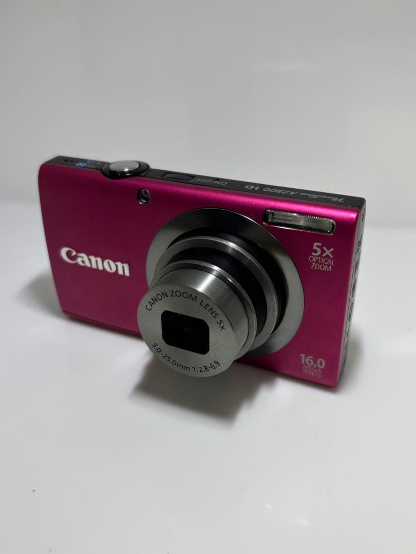 写真あり【箱付美品】キャノンCanon PowerShot A2300 ピンク
