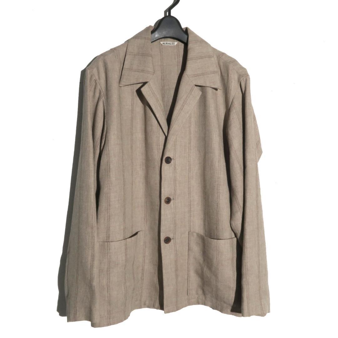 セットアップ AURALEE SHARK SKIN SHIRTS JACKET