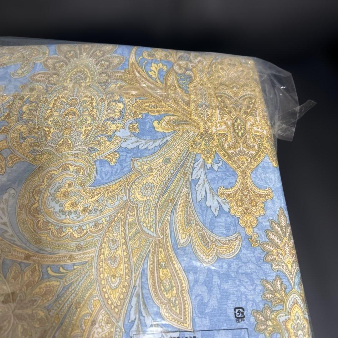 一　新品　掛けふとんカバーSL　あったか掛けふとんカバーSL　ブルー　柄あり