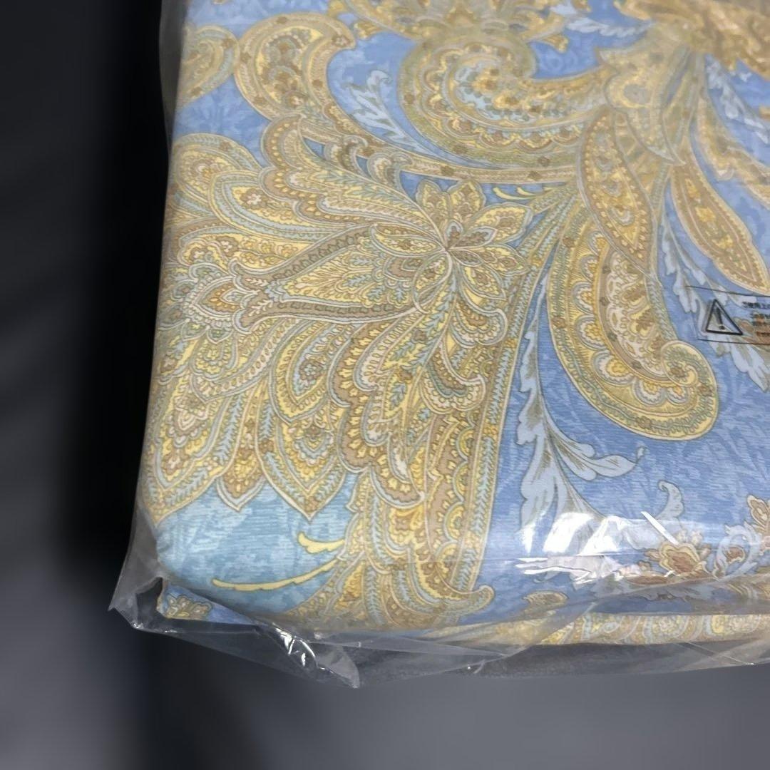 一　新品　掛けふとんカバーSL　あったか掛けふとんカバーSL　ブルー　柄あり