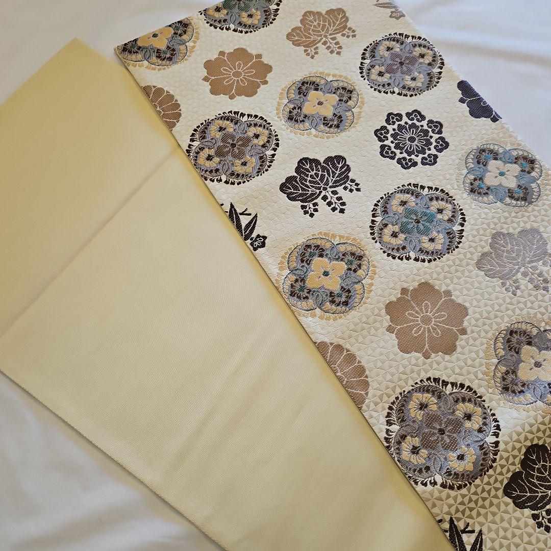 袋帯☆吉祥粋華文☆唐織☆正絹☆鱗模様☆六通☆桐文☆フォーマル