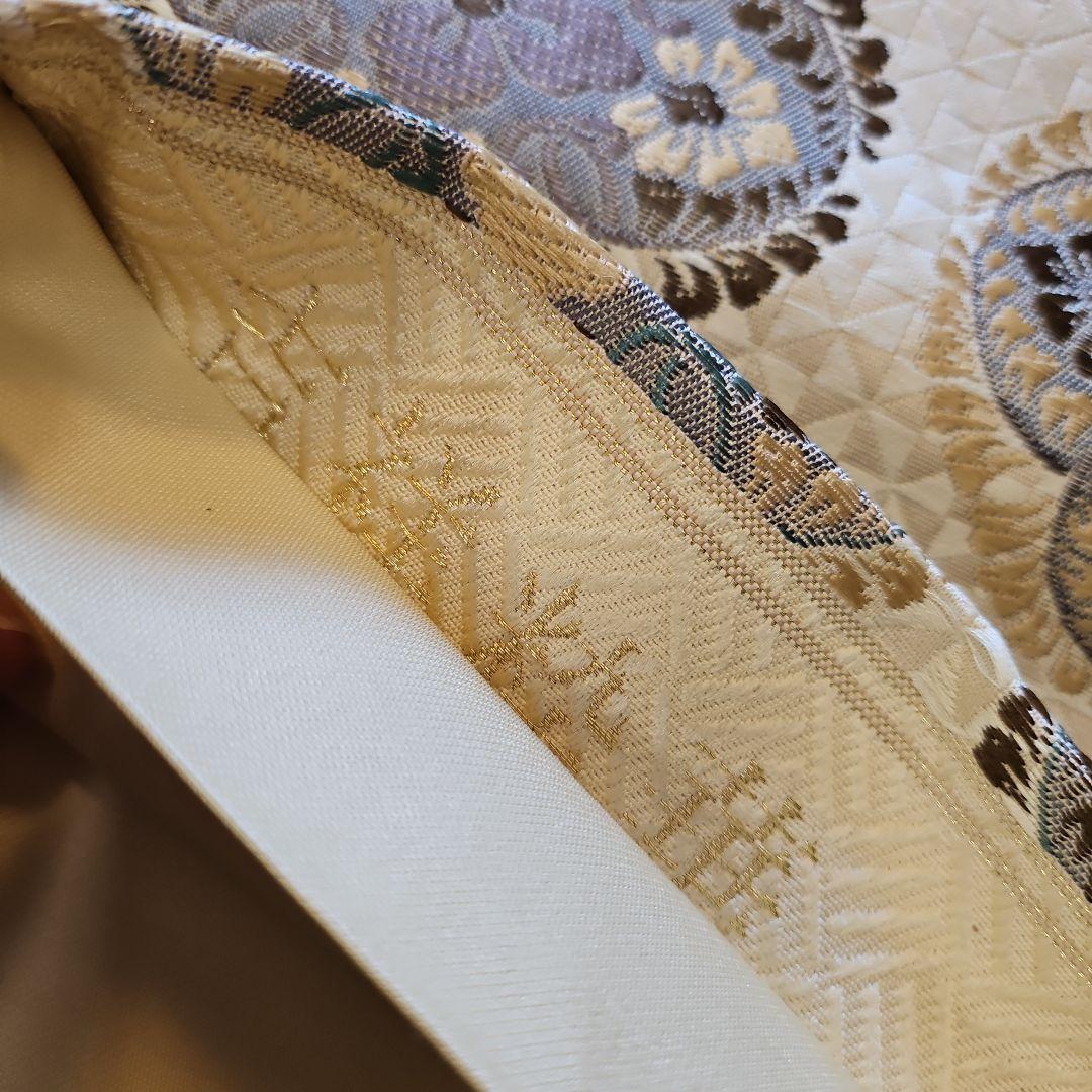 袋帯☆吉祥粋華文☆唐織☆正絹☆鱗模様☆六通☆桐文☆フォーマル