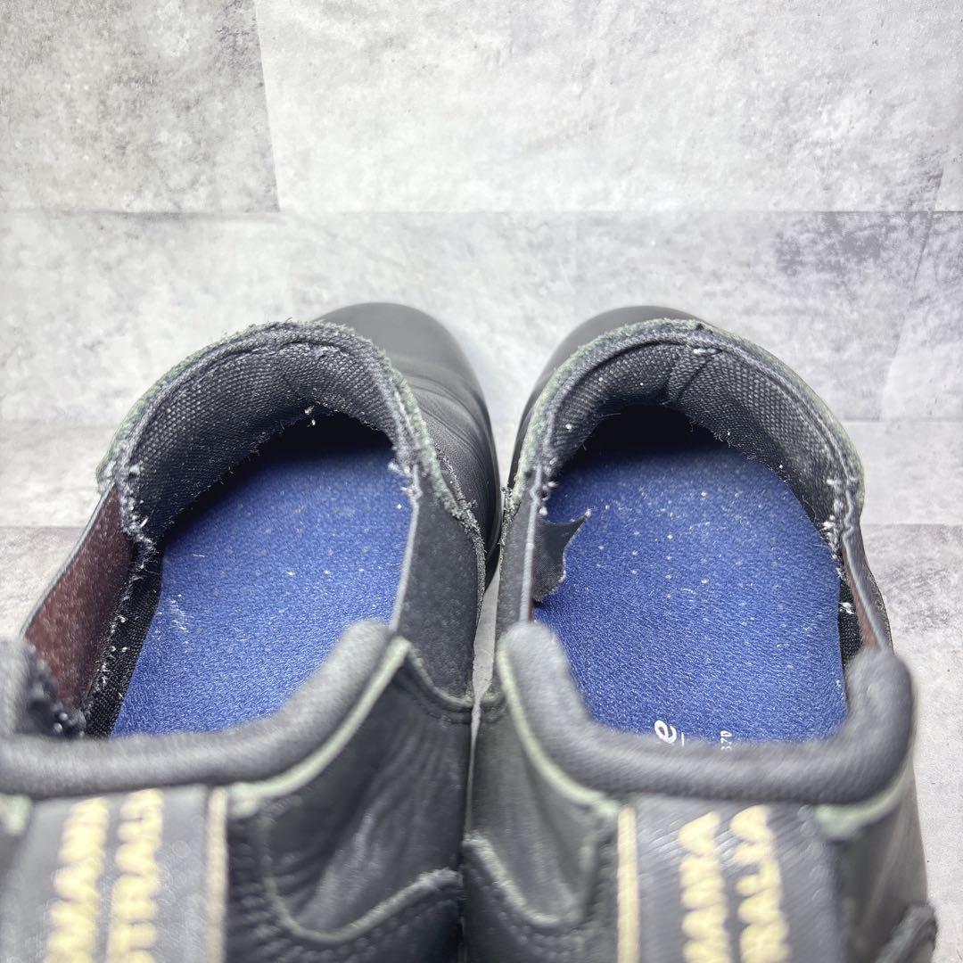 アッパー美品 Blundstone サイドゴアブーツ 7 ローカット 本革 黒