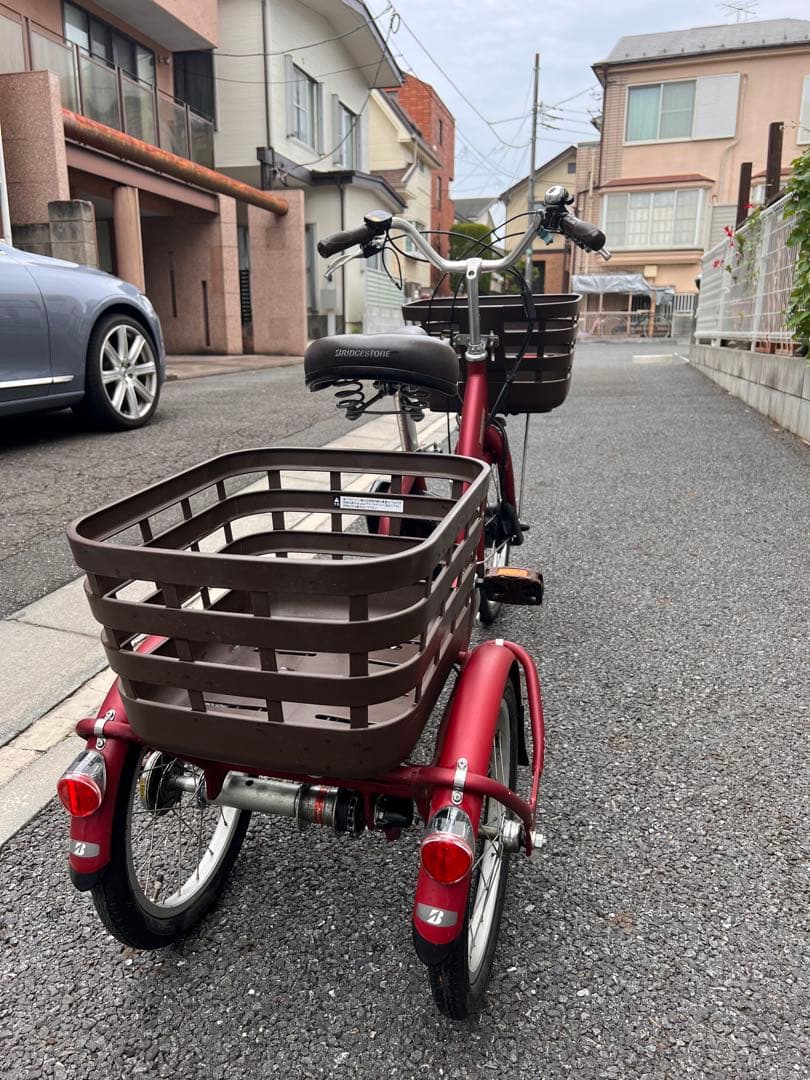 【格安・条件付き値下げあり】ブリヂストン電動アシスト3輪自転車