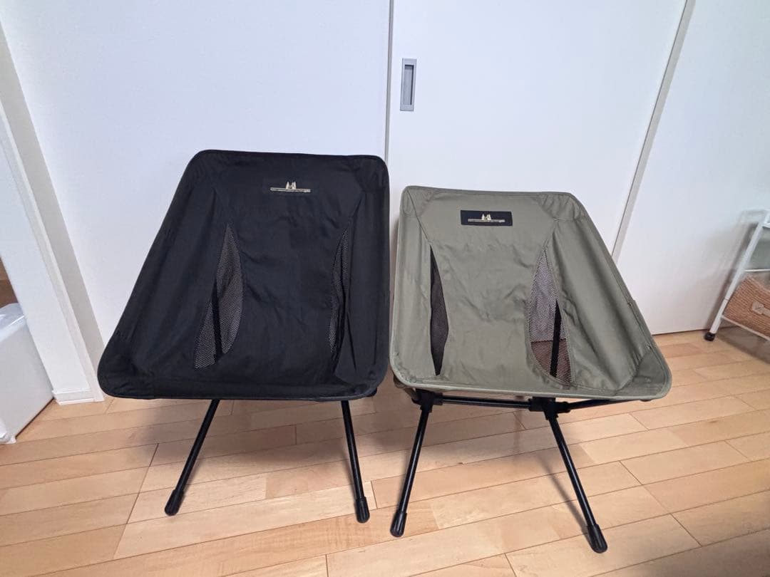 超メルカリ市　オガワツーアングルチェアs　２脚