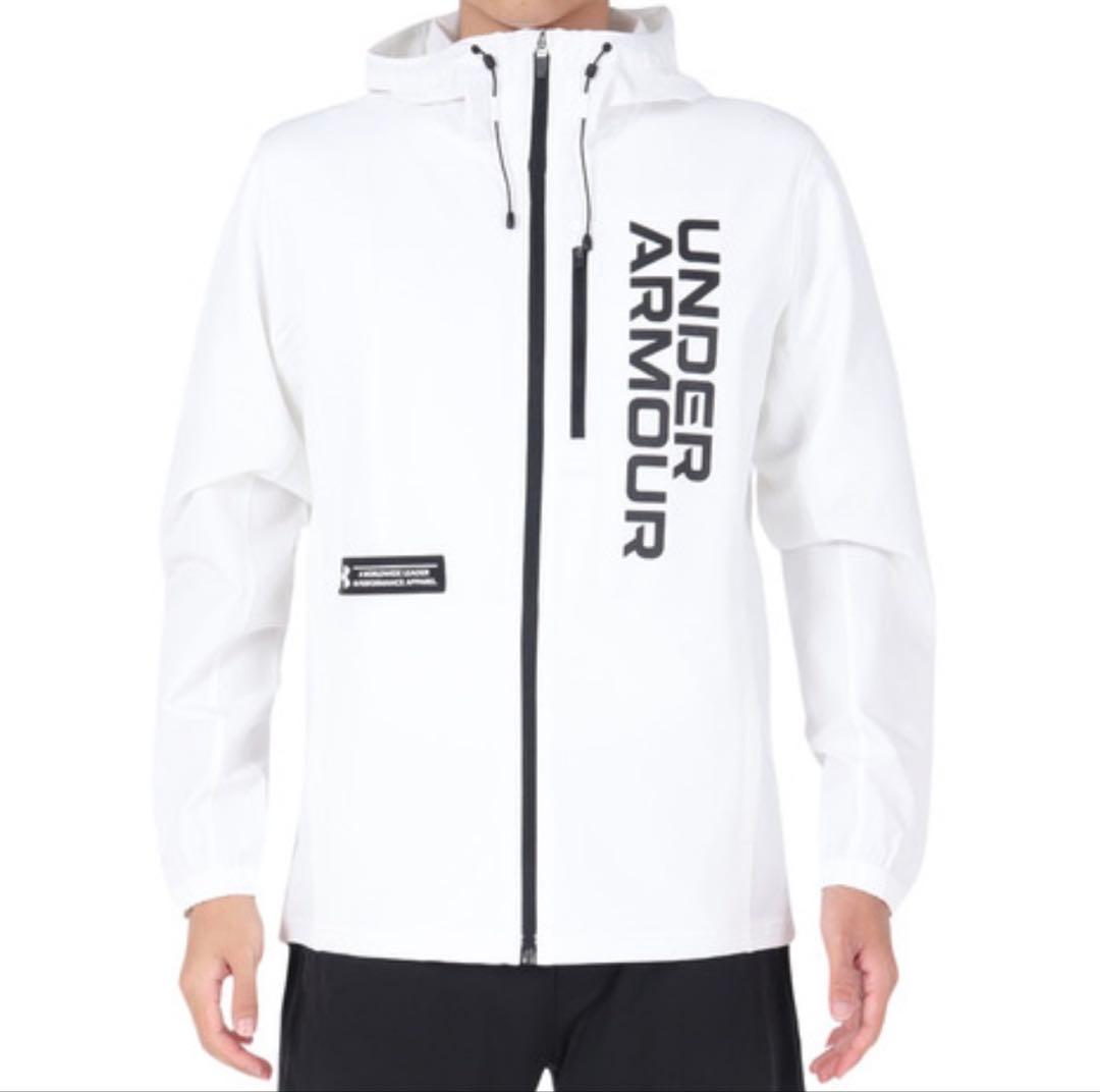 UNDER ARMOUR 防水パーカー 3XL 未使用 白 トレーニング