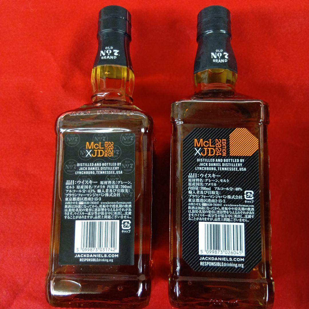 Jack Daniel's 700ml 4本 ハニー　mcl2024&2025