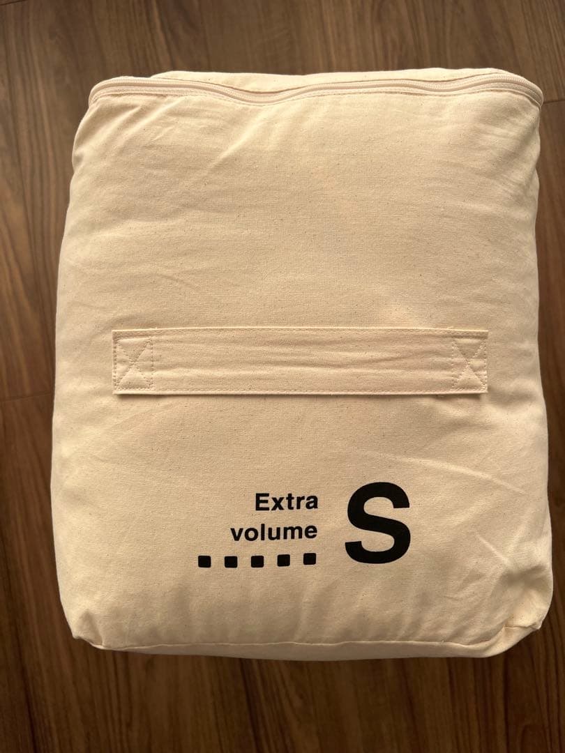 美品　無印良品 グレー羽毛掛ふとん・二層式・Sサイズ Extra Volume