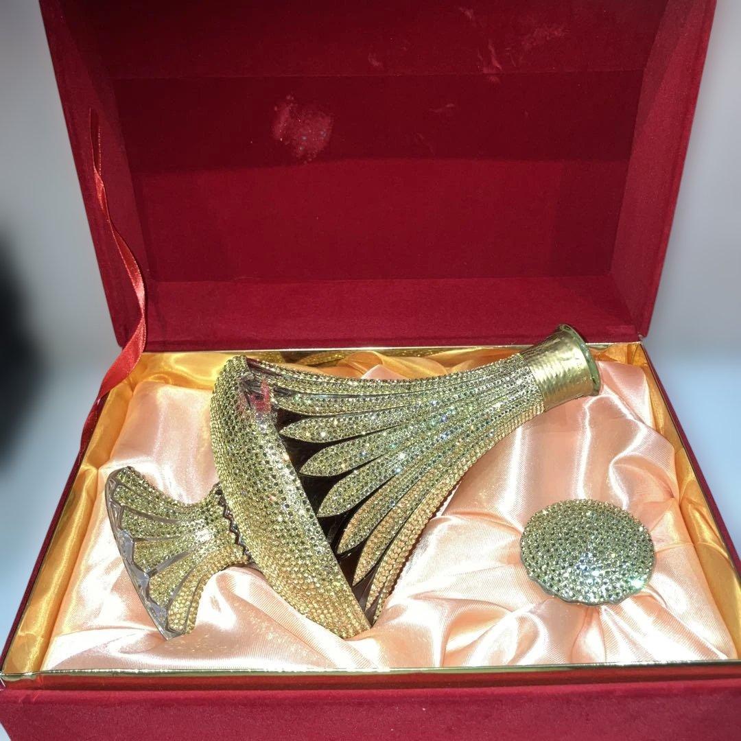 トラディション　クリスタルデキャンタゴールド　クラウンバイン　値下げ