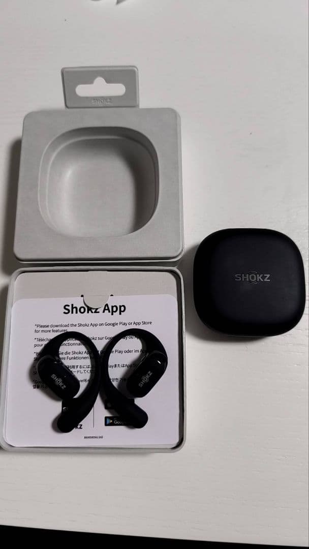 SHOKZ OPENFIT2 ブラック【保証書付】新品同様　2年保障