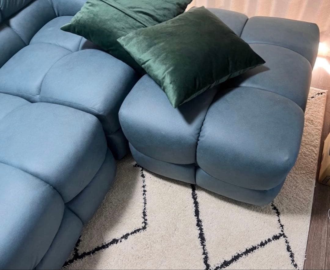 ソファ　オーダーメイド　180センチ　オットマン付き