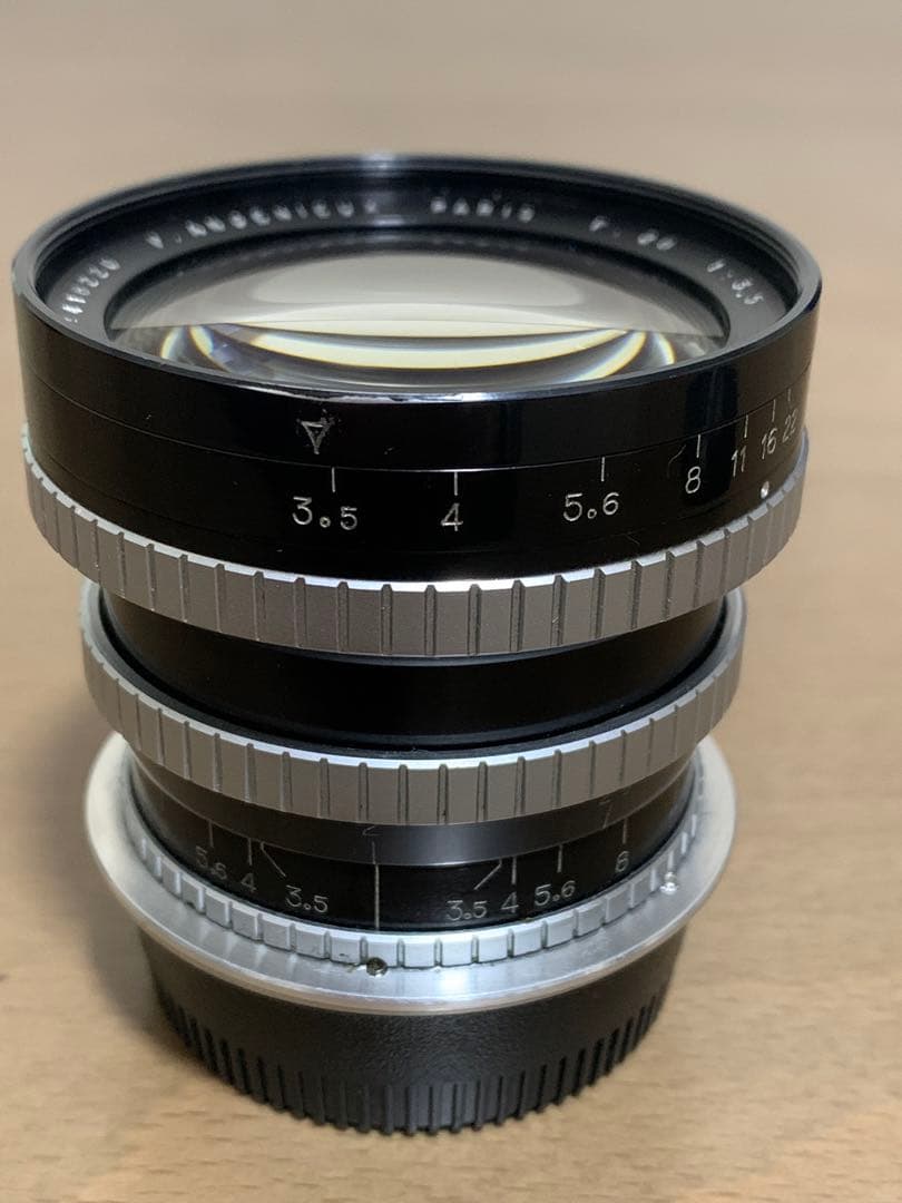 【稀少】アンジェニュー Nikon改造Ｆマウント 28mm/f3.5