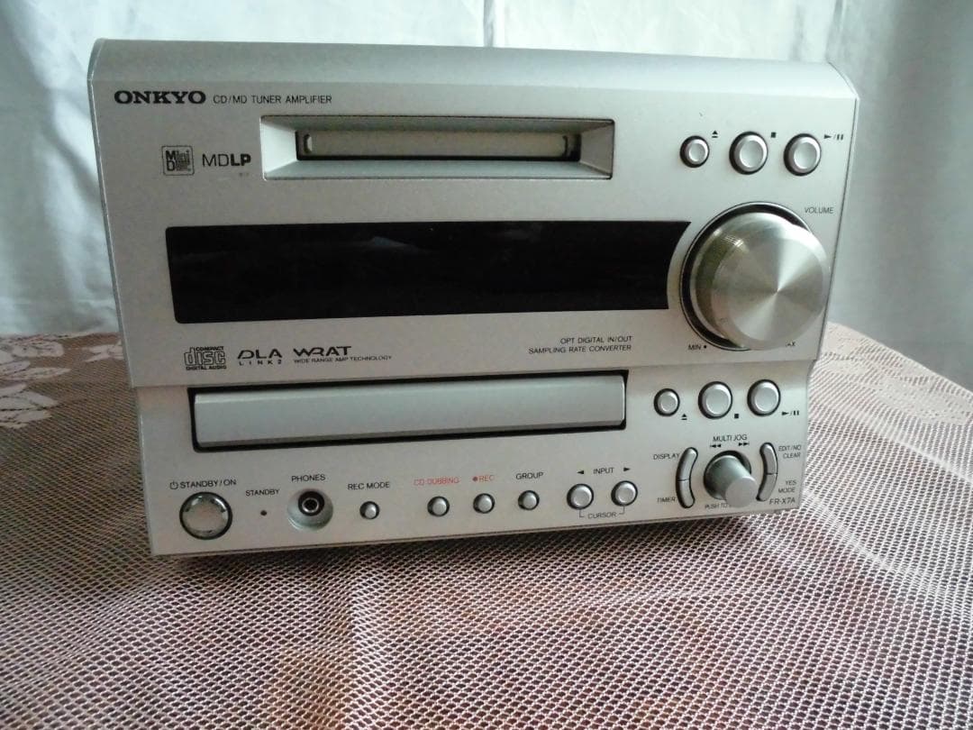 ONKYO　FR－SX7A　ミニコンポ　スピーカー付き　リモコン・取扱説明書付き