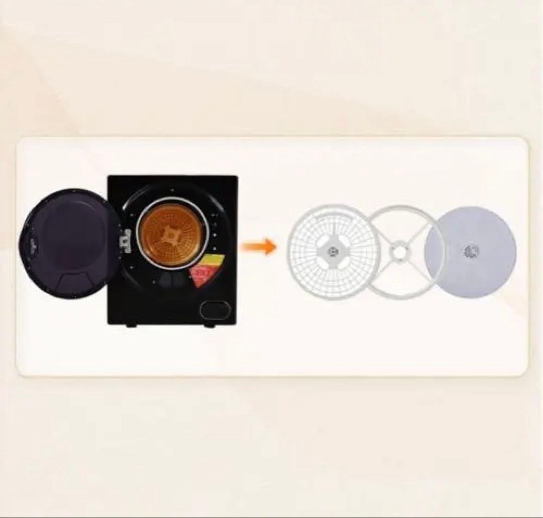 2024年8月購入。綺麗！電気式衣類乾燥機 3KG タッチパネル