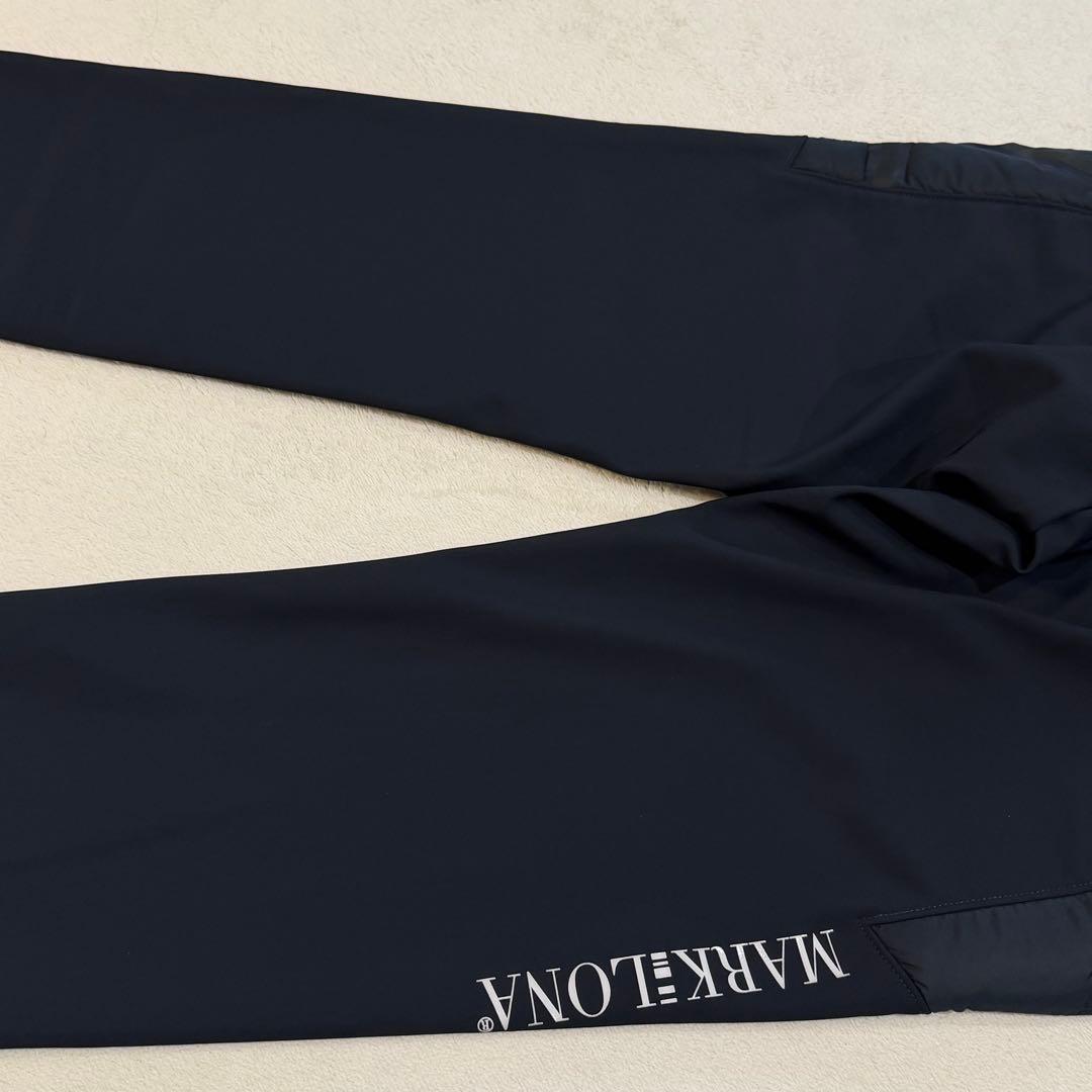 マークアンドロナ　ダウンパンツ　切替　2024AW ゴルフウェア　ネイビー　S