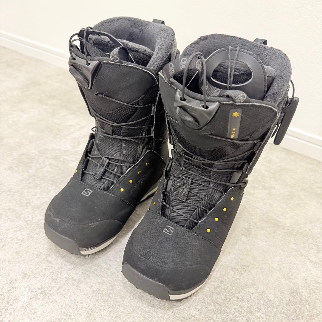 SALOMON KIANA スノーボード ブーツ 22.5cm ブラック