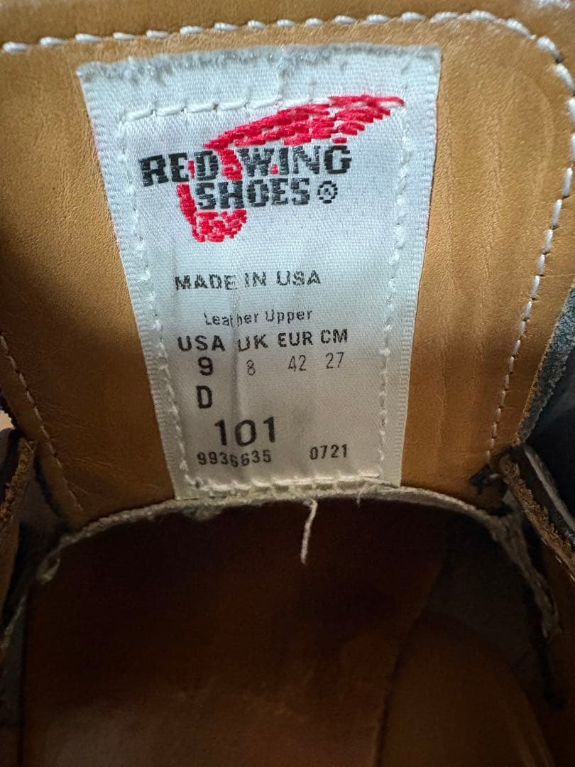レッドウィング　ポストマン　オックスフォード　US9 No.101