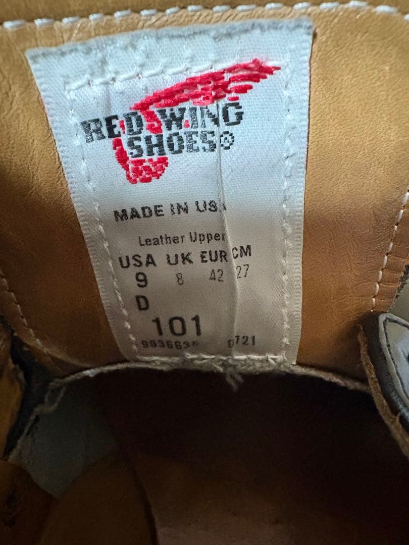 レッドウィング　ポストマン　オックスフォード　US9 No.101