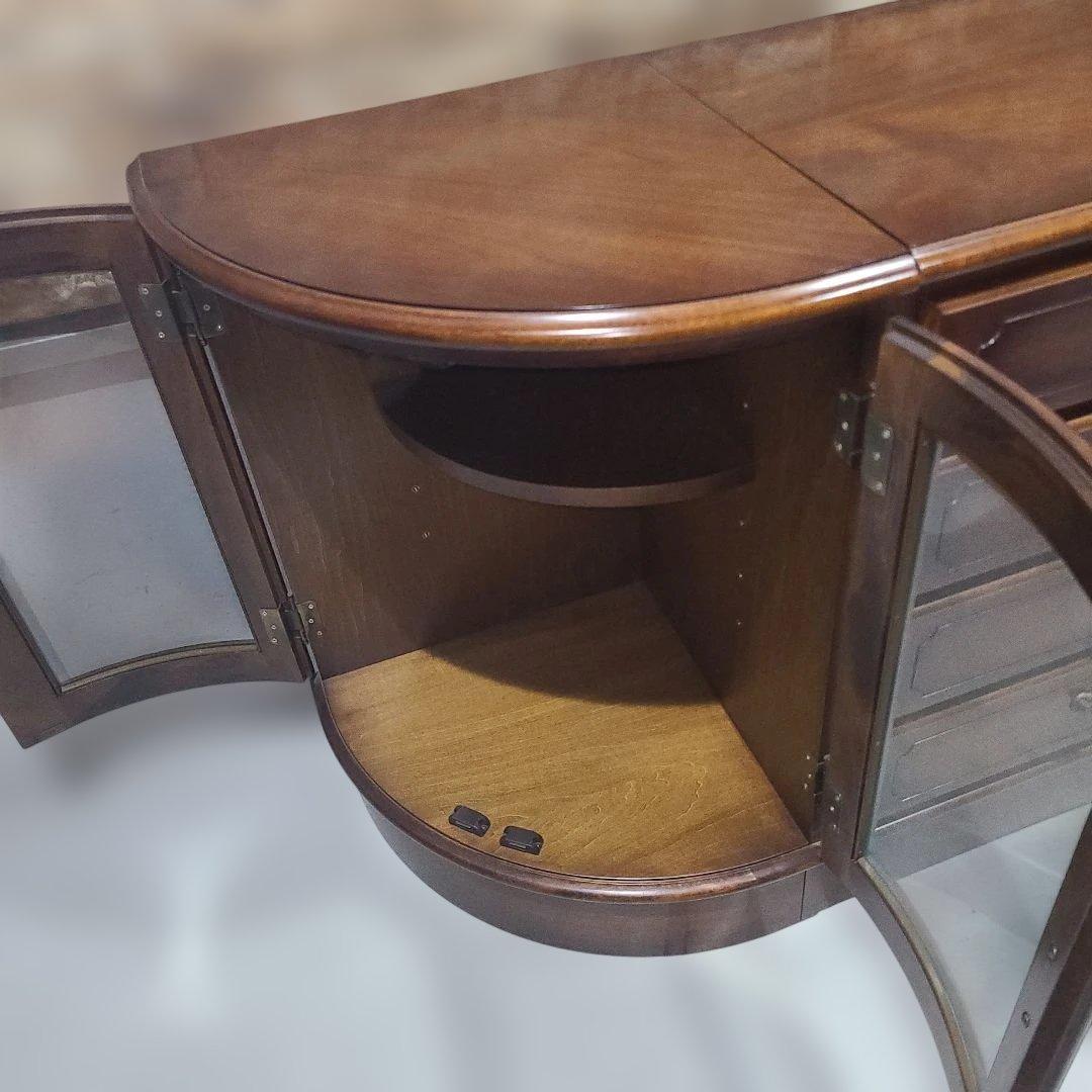 ✨希少✨カリモク コロニアル チェスト コーナーキャビネット 飾り棚