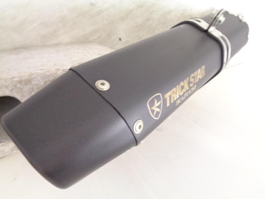 ZX6R ZX636G 19-23 トリックスター イカズチ ブラック マフラー