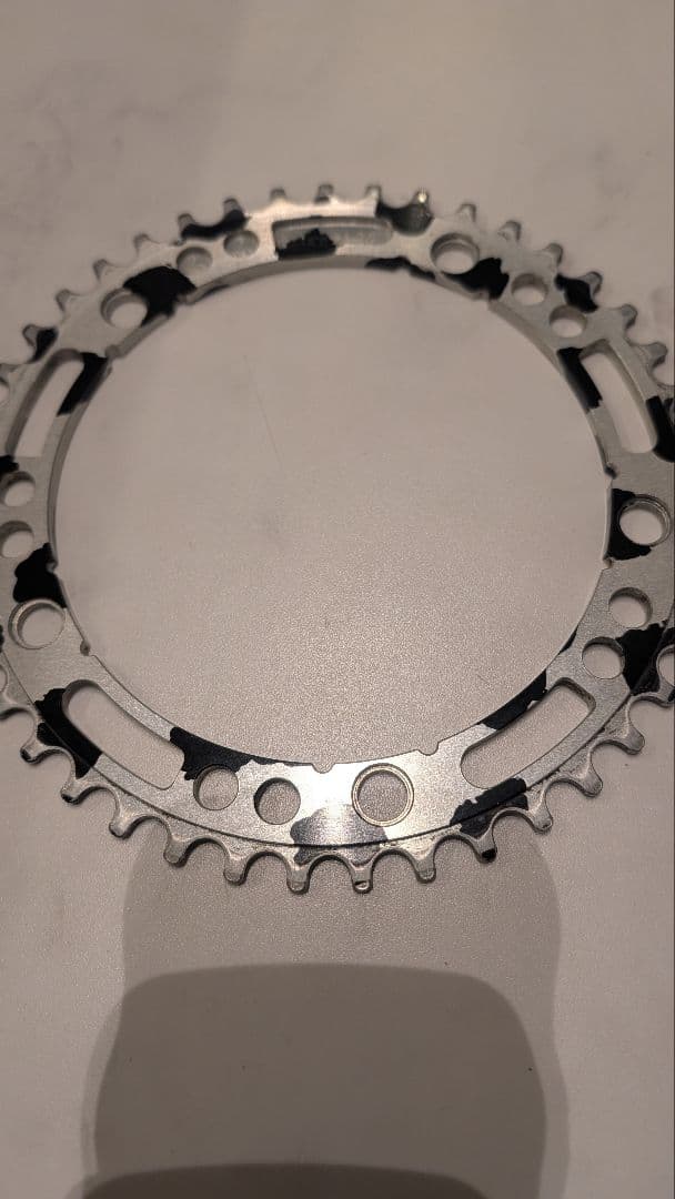 別注　AARN track chainring 43T (camo)　厚歯